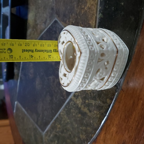 HOST PICK. Vintage. 2002 PartyLite Thanks from the Heart 2pc Tealight Holder - Picture 4 of 8